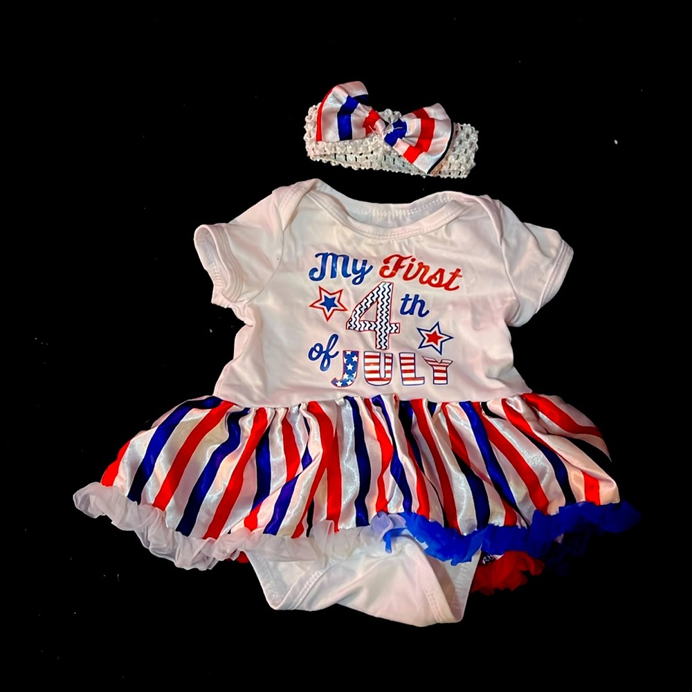First forth of July outfit with bow